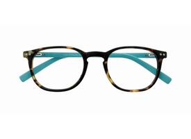 Leesbril I Need You +2.00 dpt Junior Selection bruin-turquoise