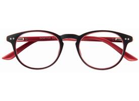 Leesbril I Need You +2.50 dpt Dokter New grijs-rood