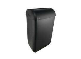 Afvalbak BlackSatino open inworp 43 liter zwart 331760