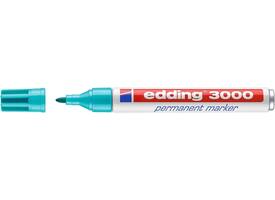 Viltstift edding 3000 rond 1.5-3mm turquoise