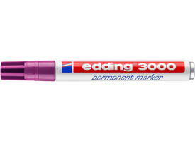 Viltstift edding 3000 rond 1.5-3mm rood violet