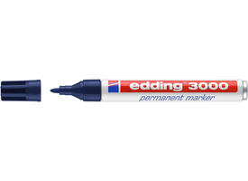 Viltstift edding 3000 rond 1.5-3mm staalblauw