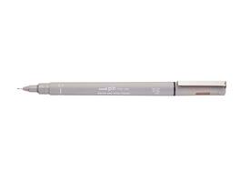 Fineliner Uni-ball Pin 0.1mm lichtgrijs