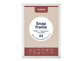 Kliklijst Europel A3 25mm mat wit