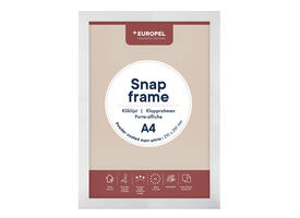 Kliklijst Europel A4 25mm mat wit