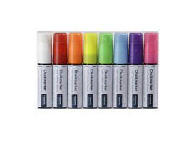 Krijtstift Europel 15mm assorti etui 8 stuks