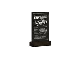 Krijtbord Europel tafelmodel A6 staand zwart