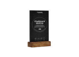 Krijtbord Europel tafelmodel A6 staand natural