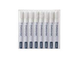 Krijtstift Europel 6mm wit etui 8 stuks