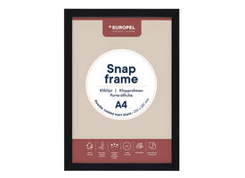 Kliklijst Europel A4 25mm mat zwart