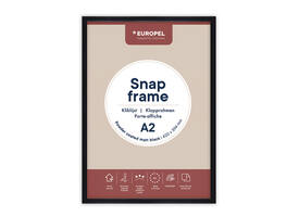 Kliklijst Europel A2 25mm mat zwart