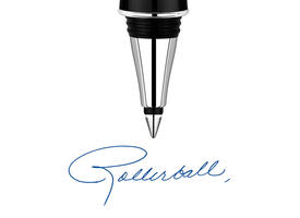 Rollerpenvulling Parker Quink medium blauw blister à 2 stuks