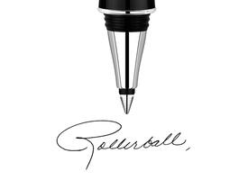 Rollerpenvulling Parker Quink medium zwart blister à 2 stuks