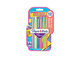 Fineliner Paper Mate Flair retro medium assorti blister à 6 stuks