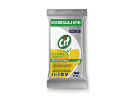 Reinigingsdoekjes CIF Pro formula Multi Clean&Shine 100 stuks