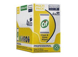 Reinigingsdoekjes CIF Pro formula Multi Clean&Shine 100 stuks