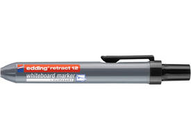 Whiteboardmarker edding 12 drukknop rond 1.5-3mm zwart