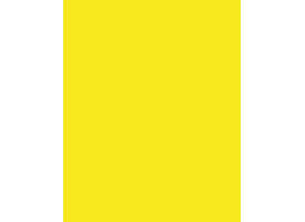 Etalagekarton Folia 1-zijdig 48x68cm 380gr nr125 geel