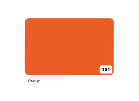 Etalagekarton Folia 1-zijdig 48x68cm 380gr nr151 oranje