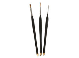 Penselenset Zahn modelbouw 3-delig