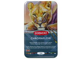 Kleurpotloden Derwent Chromaflow set à 24 kleuren
