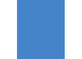 Etalagekarton Folia 1-zijdig 48x68cm 380gr nr312 middenblauw
