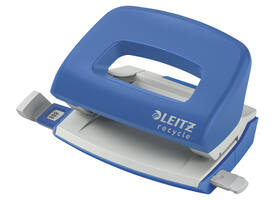 Perforator Leitz Nexxt  Recycle mini 10 vel blauw