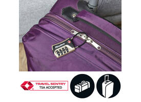 Hangslot Masterlock 4-cijfer combinatie TSA flexibele beugel zwart 35mm