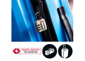 Hangslot Masterlock 3-cijfer combinatie TSA nikkel 30mm