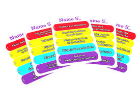 Kaartspel name 5 pocket editie