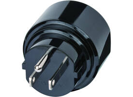 Reisstekker Brennenstuhl adapter USA met aarding  zwart