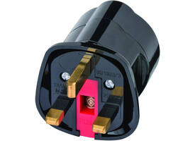 Reisstekker Brennenstuhl adapter GB/UK met aarding  zwart