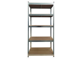Stellingkast BRASQ 5 borden 90x40x180cm SU175 max 875 KG zilver