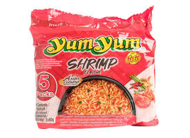 Noodles Yum Yum garnaal bami 5-pack 5x60gr