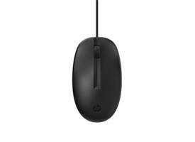 Muis HP 128 laser bedraad zwart