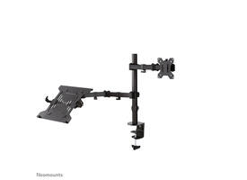 Monitorarm met laptopstandaard Neomounts FPMA-D550NOTEBOOK zwart
