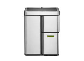 Afvalbak EKO Mirage Plus sensor 30liter en 2x15liter RVS