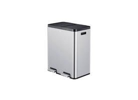 Pedaalemmer EKO Essential Recycler 2x30 liter rvs