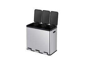 Pedaalemmer EKO Essential Recycler 3x20 liter rvs