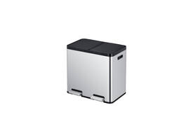 Pedaalemmer EKO Essential Recycler 2x22 liter rvs