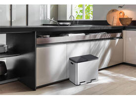 Pedaalemmer EKO Essential Recycler 2x22 liter rvs
