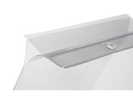 Insteekmap U-model Durable met ophangoog A5 transparant 10 stuks