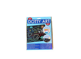Knutselset 3D Dotty art assorti