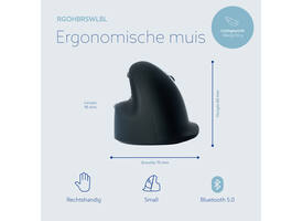 Muis R-Go Ergonomisch HE Break Wireless Rechts S