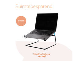 Laptopstandaard R-Go Office Zwart