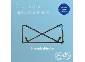Laptopstandaard R-Go Travel Zwart