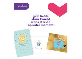 Wenskaart Hallmark Business Box geboorte zoon navulset à 6 stuks