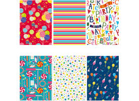 Inpakpapier IG Group Party 200x70cm assorti