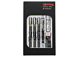 Tekenset rOtring Isograph college 0.2mm, 0.3mm en 0.5mm set à 3 stuks
