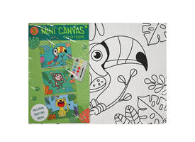 Canvasset om in te kleuren assorti